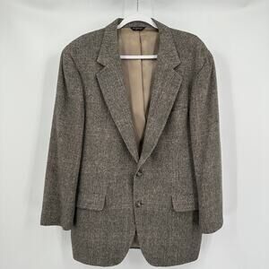 PBM Mens Camel Hair Blazer Size 42R Vintage Office Church Date Classic USA Made